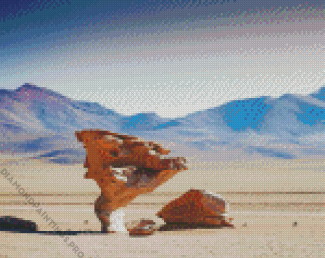 Arbol De Piedra In Atacama Desert Diamond Painting