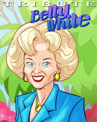 Betty White Diamond Painting