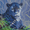 Black Jaguar Diamond Painting