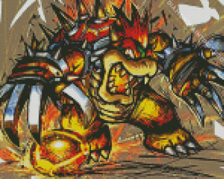 Bowser Character Diamond Painting