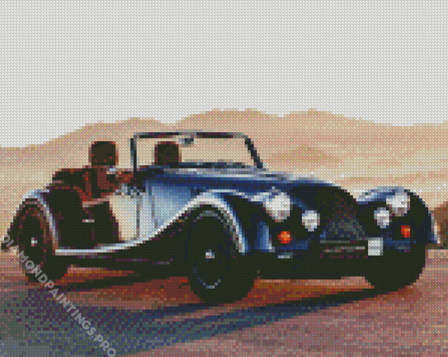 Classic Morgan Car Diamond Painting