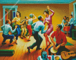 Country Music Party Diamond Painting