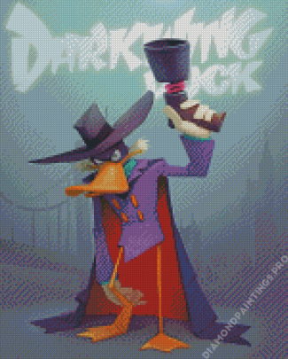 Darkwing Duck Disney Cartoon Diamond Painting