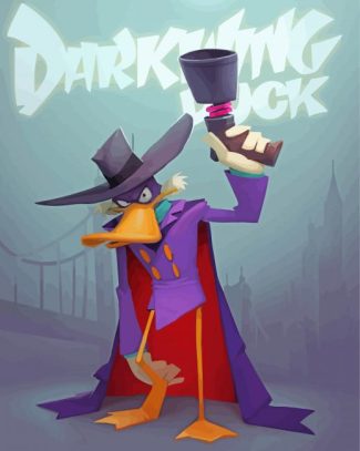 Darkwing Duck Disney Cartoon Diamond Painting