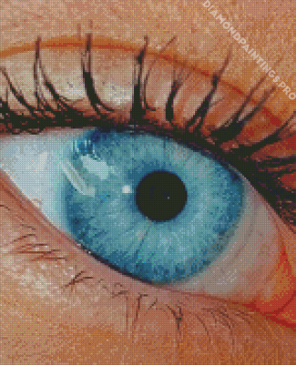 Eye Blue Diamond Painting