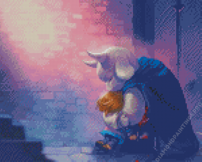 Frisk And Toriel Undertale Characters Diamond Painting