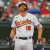 Baltimore Orioles Baseballer Diamond Painting