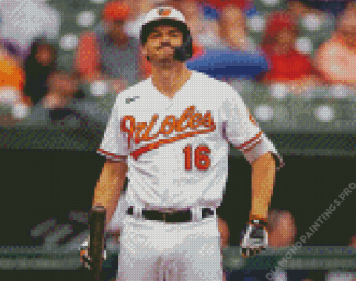 Baltimore Orioles Baseballer Diamond Painting