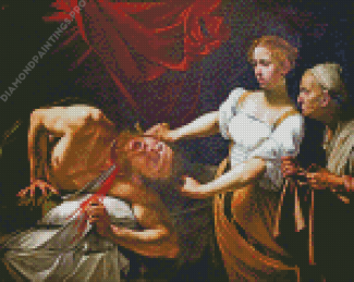 Judith Beheading Holofernes By Caravaggio Diamond Painting