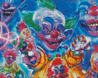 Killer Klowns From Outer Space Characters Diamond Painting