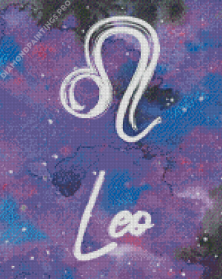 Leo Sign Diamond Painting