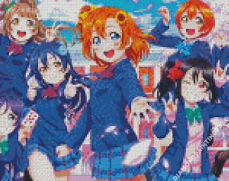Love Live School Idol Anime Girls Diamond Painting