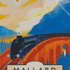 Mallard Train Poster Diamond Painting