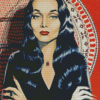 Morticia Addam Vampire Diamond Painting