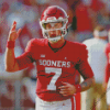 Oklahoma Sooners Footballer Diamond Painting