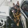Police Dog Diamond Painting