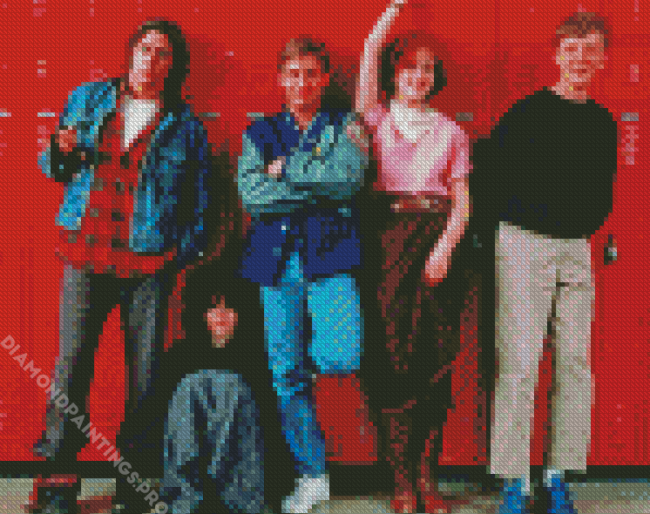 The Breakfast Club Movie Diamond Painting