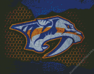 The Nashville Predators Hockey Logo Diamond Painting