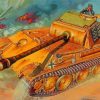 The World War II Tank Panther Diamond Painting