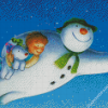 The Snowman Film Diamond Painting