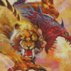 Tiger And Dragon Art Diamond Painting
