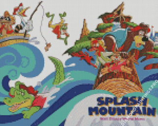 Walt Disney Splash Mountain Diamond Painting