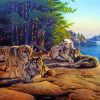Wolf Pack By River Diamond Painting
