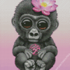 Adorable Baby Gorilla Diamond Painting