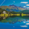Aesthetic Lake Saint Moritz Art Diamond Painting