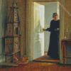 Aesthetic Woman In Doorway Diamond Painting