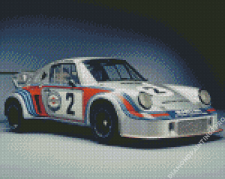 Aesthetic Porsche Race Diamond Painting