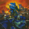 Space Marine Warrior Diamond Painting