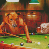 Dogs Playing Diamond Painting