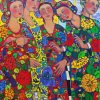 Five Women And The Iris Marilene Sawaf Diamond Painting