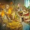 Octopath Traveller Video Game Characters Diamond Painting