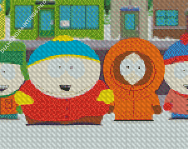 Southpark Cartoon Cartman Diamond Painting