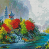 Aesthetic Chinese Landscape Art Diamond Painting