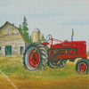 Tractor In Farm Diamond Painting