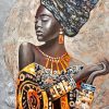 Afrikaanse Vrouw Woman Diamond Painting