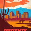 Arizona Phoenix City Poster Diamond Painting