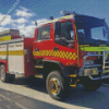 Australian Fire Trucks Diamond Painting