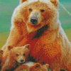 Bear Family Diamond Painting