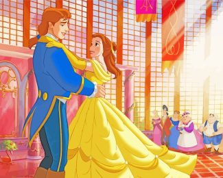 Belle Princess And Prince Diamond Painting