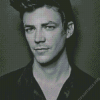Black And White Grant Gustin Diamond Painting