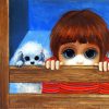 Boy And Poodle By Margaret Keane Diamond Painting