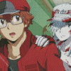 Cells At Work Anime Characters Diamond Painting