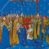 Coronation Of Louis XIII And Blanche Of Castile Diamond Painting