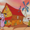 Courage The Cowardly Dog Diamond Painting