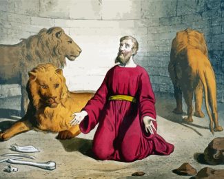 Daniel In The Lions Den Diamond Painting
