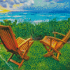 Deck Chairs View Diamond Painting